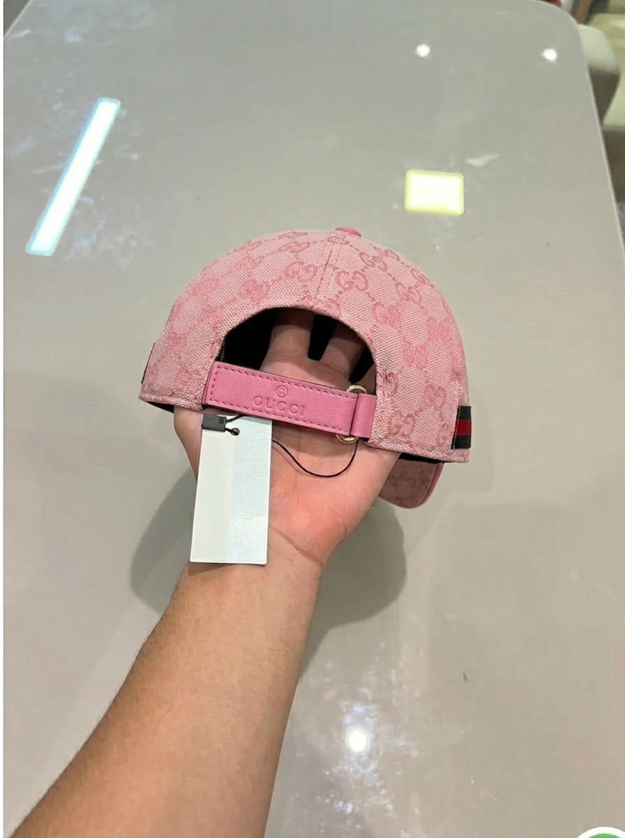 Boné gucci rosa