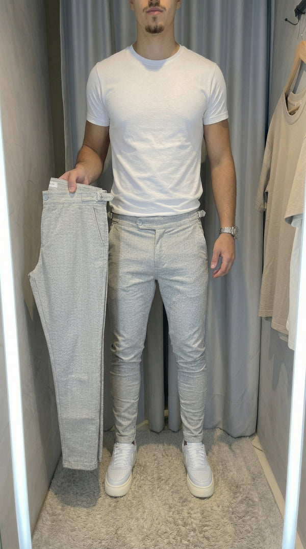 Calça alfaiataria grife