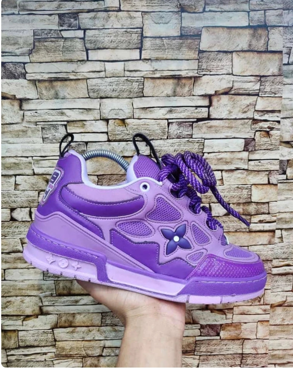 tenis louis vuitton skate sneaker roxo