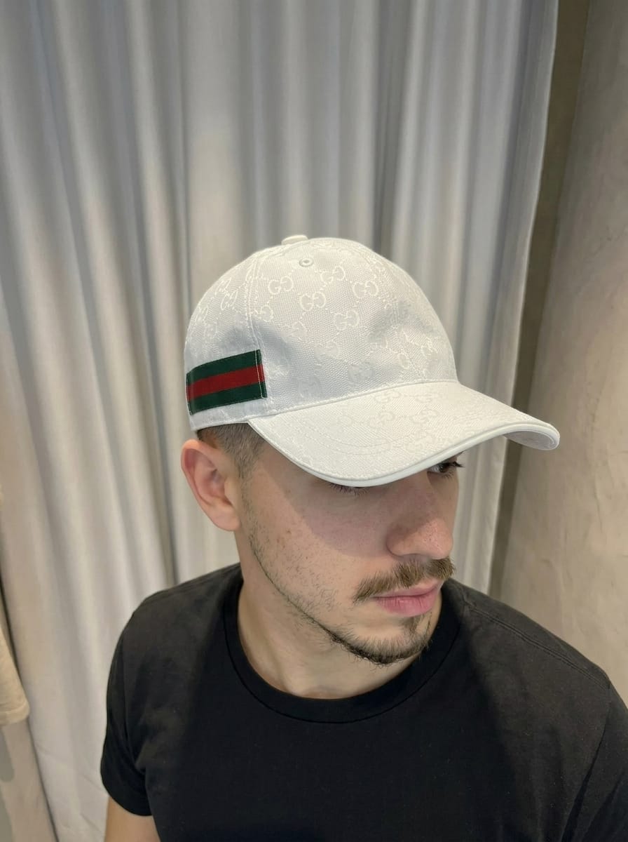 boné gucci branco
