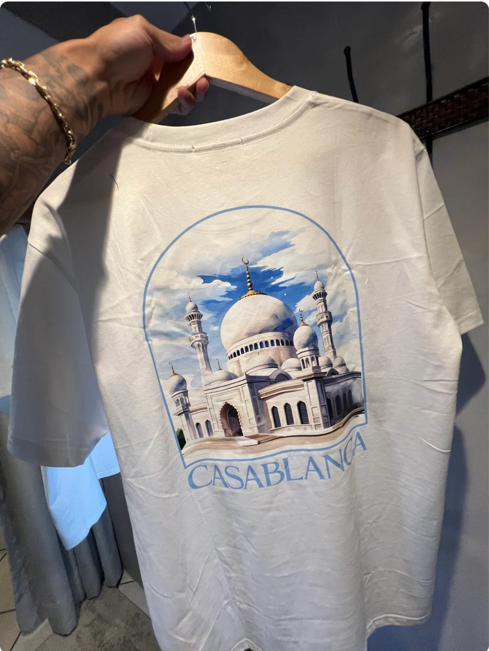 Camisa casa blanca premium